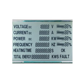 White Backlight TN LCD Display For Air Conditioner Mono LCD Module