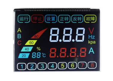 Pin Connector Monochrome LCD Display Custom Size VA Black White Display