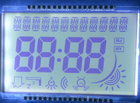 FPC Connector Lcd Display Module , TN Positive Lcd Display Small Size