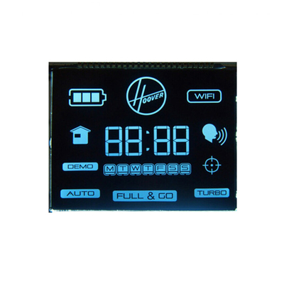 Custom Monochrome VA Lcd Display Digital Segment For Car Monitor