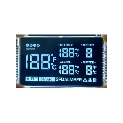Digit Colour VA 7 Segment Lcd Display For Temperature Controller