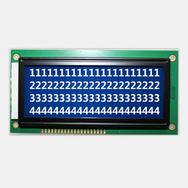 Blue Mode Transmissive LCM LCD Display Negative Character Screen For Instrument 
