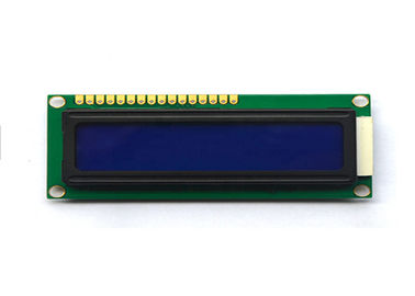 Negative LCM LCD Display 2 X 16 Resolution 1602 STN Monochrome With 16 Pins