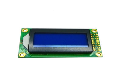 Small Dot Matrix LCD Segment Display , Character COB Mini 0802 LCD Screen Module