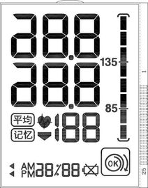 Digital 7 Segment Lcd Module , Transparent Va Lcd Module Screen For Sphygmomanometer