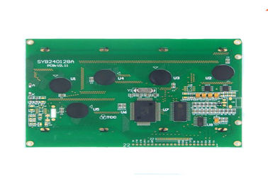 T6963c Controller 22 Pins Led Dot Matrix Display , 5.1 Inch 240 X 128 Spi Lcd Display Module 