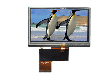 4.3 Inch 480 * 272 TFT LCD Resistive Touchscreen Panel 24 bit For Industrial