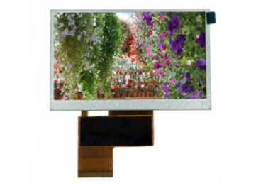 Custom Transparent 4.3 TFT LCD Display , 480 * 272 Dot TFT Color Screen With 24 Bit