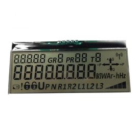 17 Digits 7 Segment Custom Lcd Module , Metal Pin Transflective Lcd Display Cog I2C Serial Energy Meter