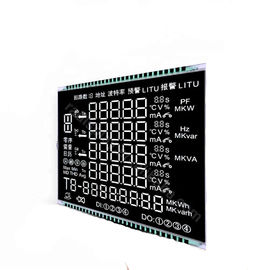 3.3V VA LCD Display With Matel Pins Connect Black Background LCD Screen For Energy Meter
