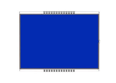 Customized 7 Segment LCD Display HTN Negative Lcd Blue Backgound Display For Sport Equiment