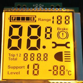 2.8V-5.5V TN LCD Display / Temperature Segment Code LCD Electronic Display