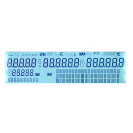 2.8V-5.5V TN LCD Display / Temperature Segment Code LCD Electronic Display