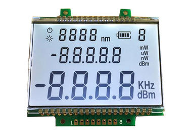 Custom 7 Segment LCD Display Panel / High Contrast Transparent Positve LCD Module