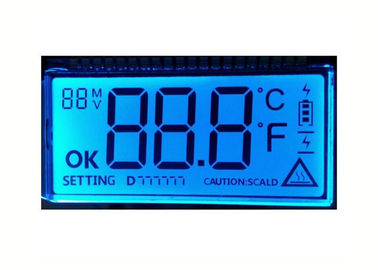 Custom TN HTN STN FTSN Reflective LCD Panel / Monochrome LCD Numeric Display Module