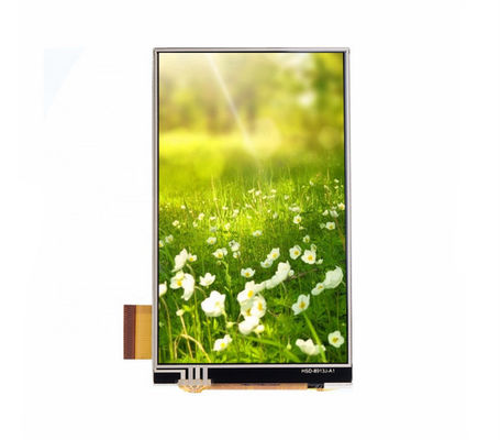 300cd/M2 480x800 3.97 Inch RGB Interface IPS TFT LCD Display