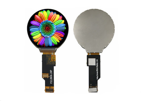 1.28 Inch TFT Lcd Round Display 240 * 240 Dots Small Lcd With Mcu / Spi / Rgb Interface