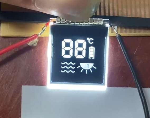 Transparent Negative 7 Segment VA Lcd Panel Module Portable Smart Medical High Contrast