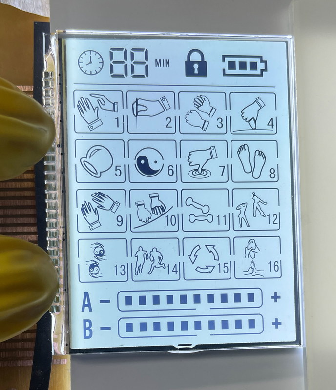 3.6V Positive Matrix HTN LCD Display Transmissive Graphic LCD Screen For Massager