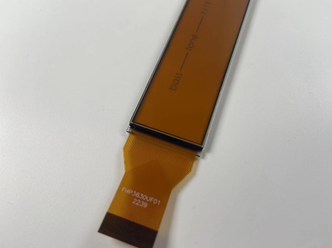 Positive Matrix HTN LCD Display Monochrome 7 Segment  Transmissive Graphic LCD Screen For Audio