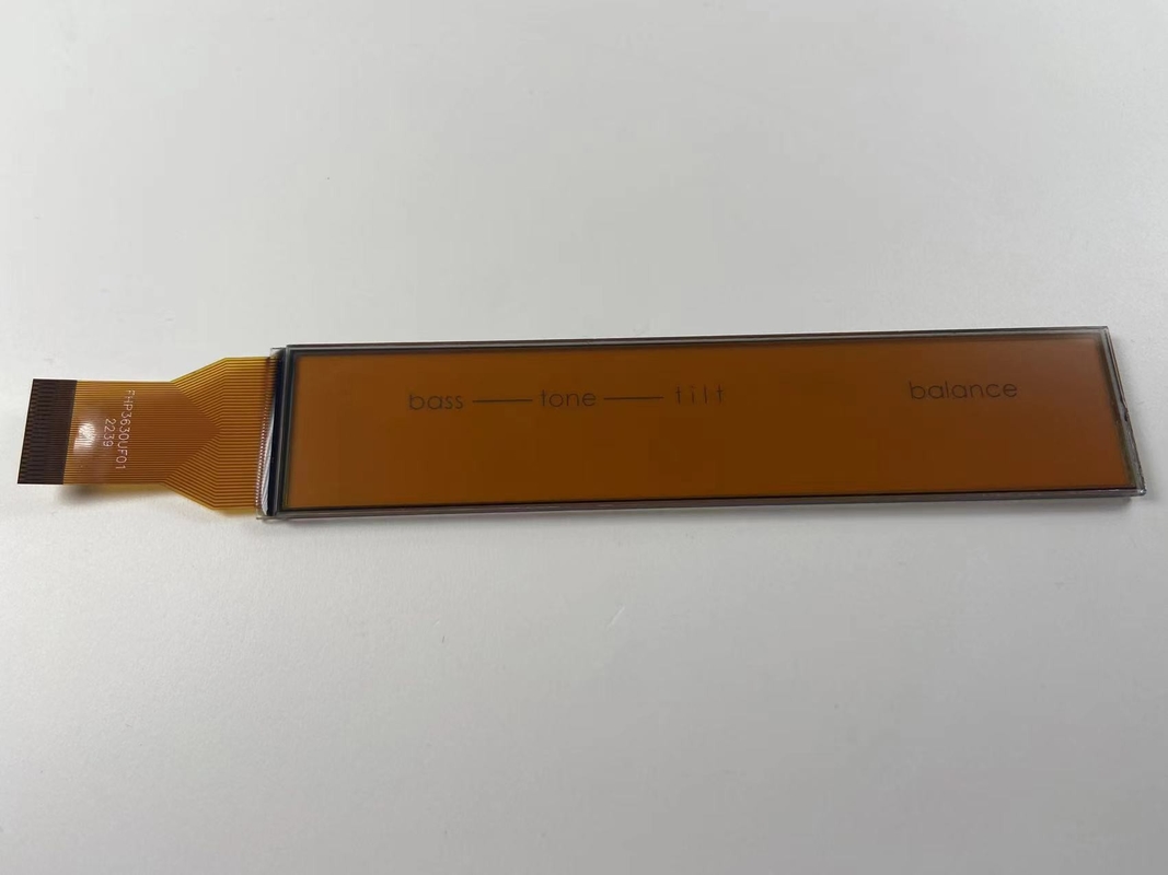 Positive Matrix HTN LCD Display Monochrome 7 Segment  Transmissive Graphic LCD Screen For Audio