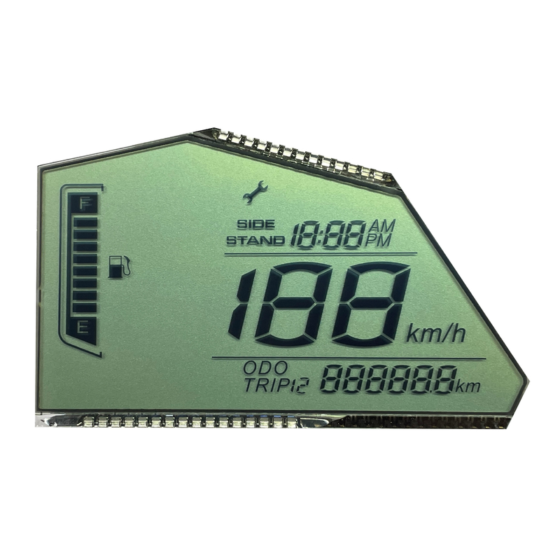 5.0 V Prositive HTN LCD Display Segment Code Screen Customizable Speed Instrument Panel