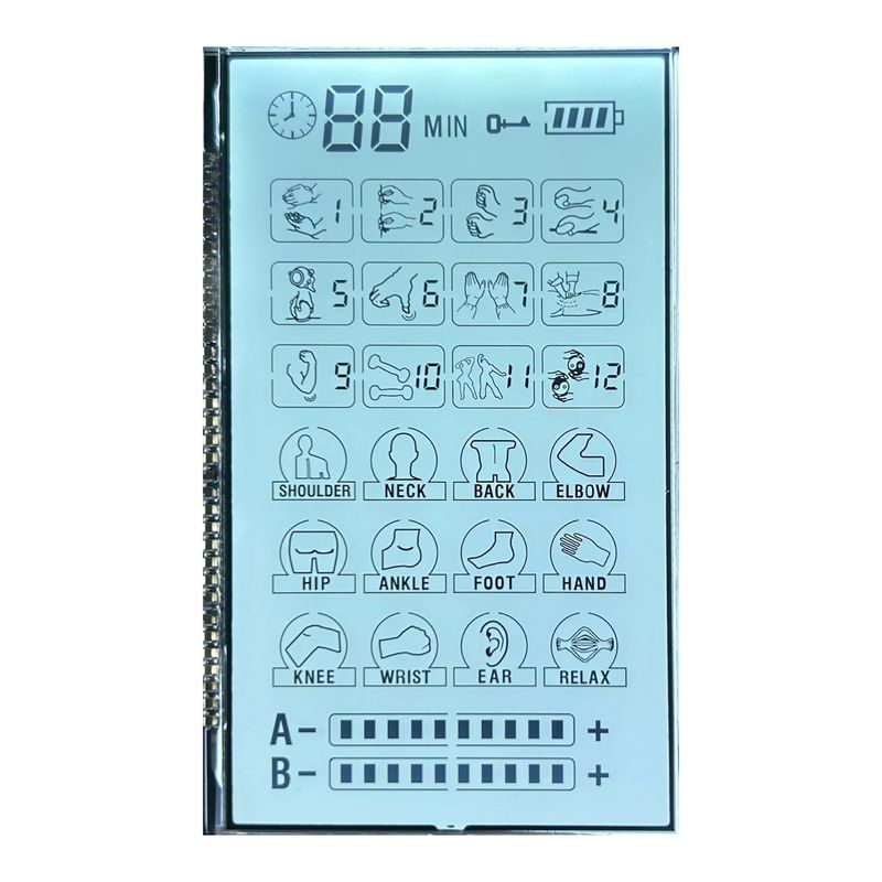 Positive 6 O' CLOCK Transmissive Monochrome Va Lcd Display Screen PIN For Massager