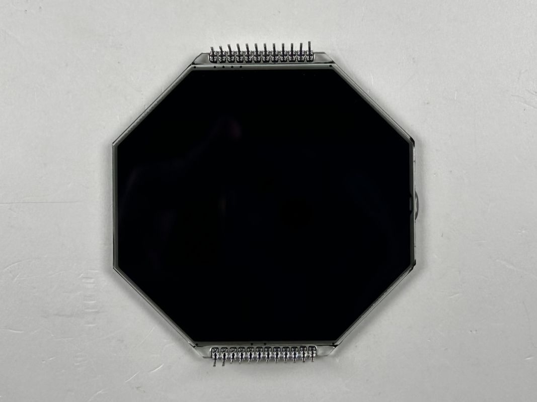 Customized Matrix HTN LCD Display Eight Shape Monochrome 7 Segment Graphic LCD Screen For Motorcycle Instruments