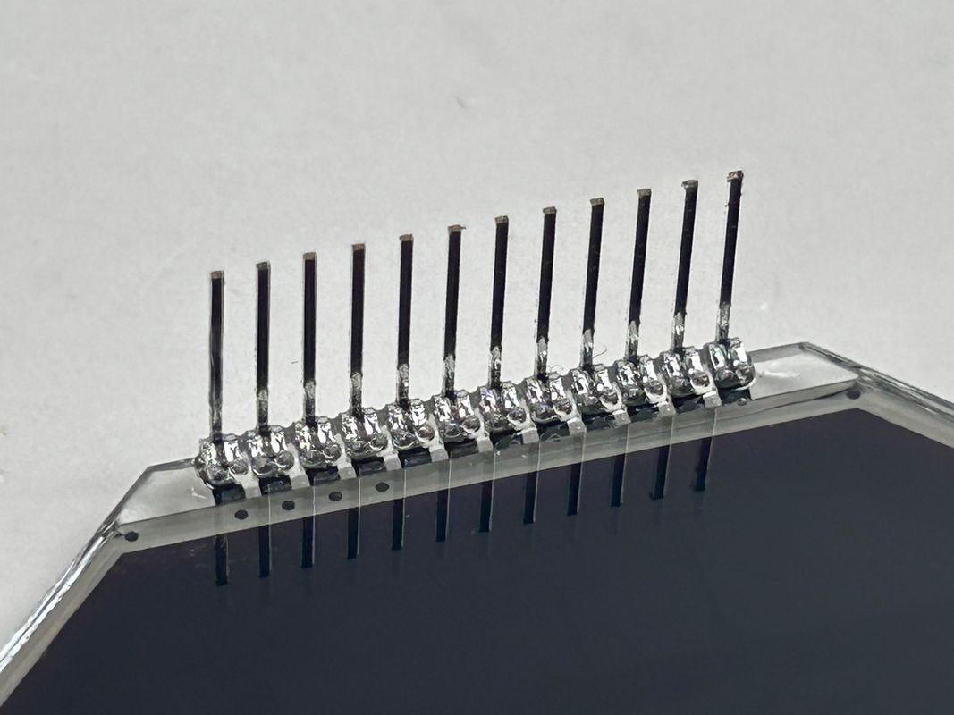 Customized Matrix HTN LCD Display Eight Shape Monochrome 7 Segment Graphic LCD Screen For Motorcycle Instruments