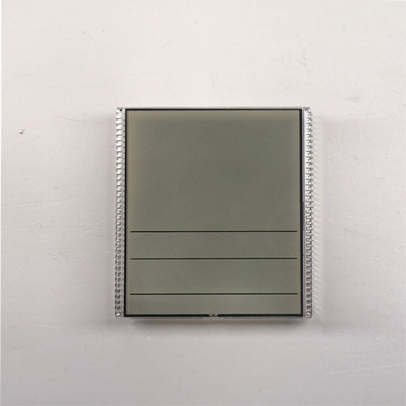 Factory Customized Size TN 7 Segment LCD Display Monochrome Transimissive Module Transparent Character For Thermostat