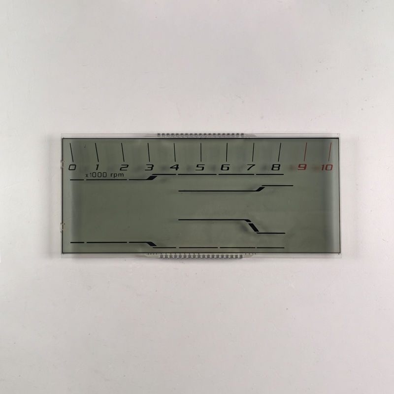 Manufacturer Cheap Custom HTN LCD Display Eight Shape Monochrome 7 Segment Graphic LCD Screen For Motorcycle Instruments
