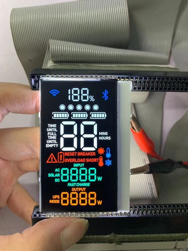 High Contrast Lcd Module VA Monochrome Display For Outdoor And Indoor Power Screen