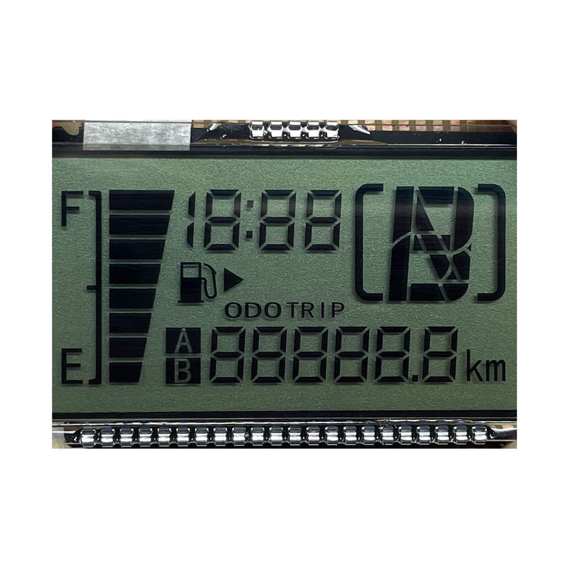 High  Quality Custom HTN LCD Display Eight Shape Monochrome 7 Segment Graphic LCD Screen For Motorcycle Instruments
