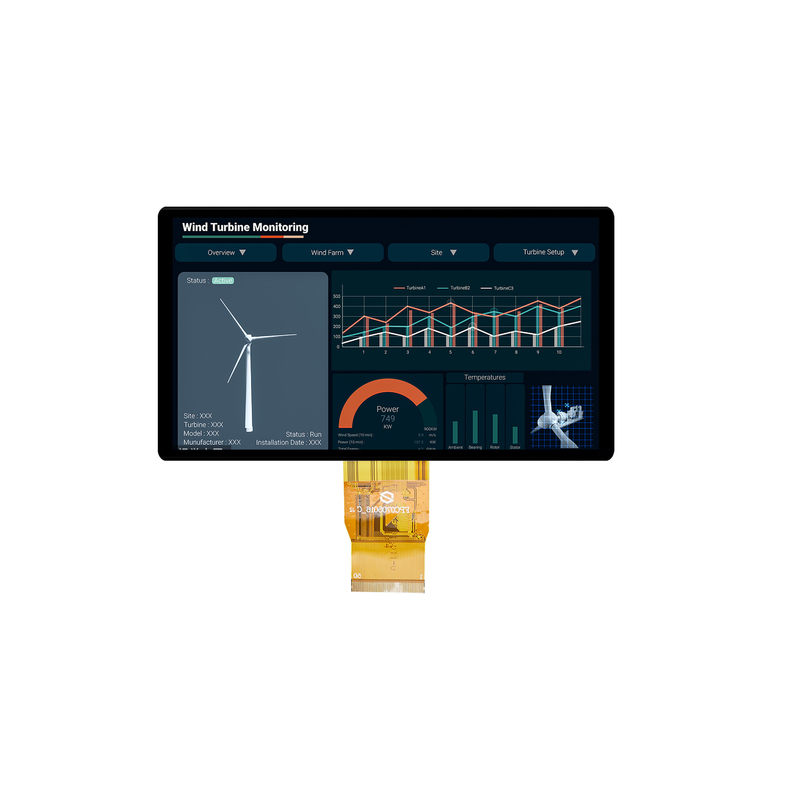 Custom 5 Inch 7 Inch TFT LCD Module Display for Industrial Use | High Brightness TFT Screen
