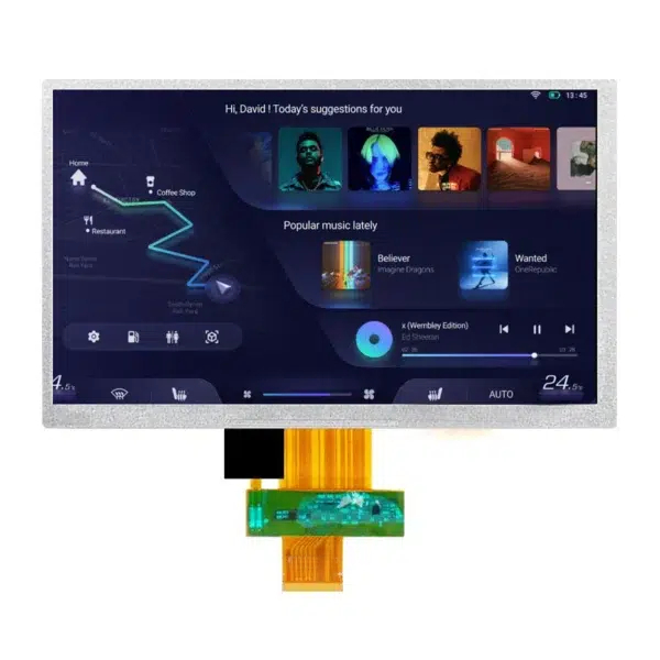 Custom TFT Display Module with Touch RGB/LVDS Interface 7 Inch LCD Panel OEM ODM Support 7 Inch Display