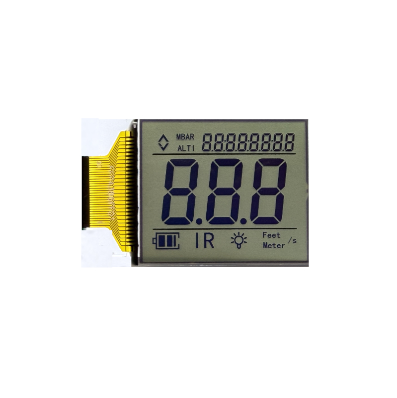 Custom FSTN Black and White LCD Display | Monochrome Segment LCD for Industrial and Electronic Applications