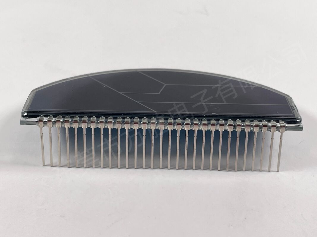 Custom Blue Film Motorcycle LCD Screen LCD Monochrome Displays Semicircular Speedometer LCD Display