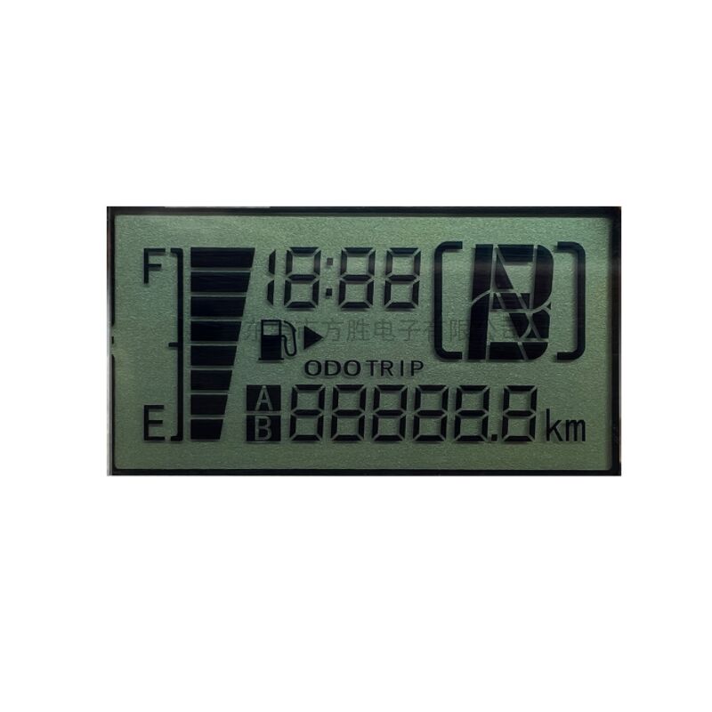 Custom Motorcycle Segment HTN Positive LCD Screen Digital Speedometer LCD Module Odometer Backlight