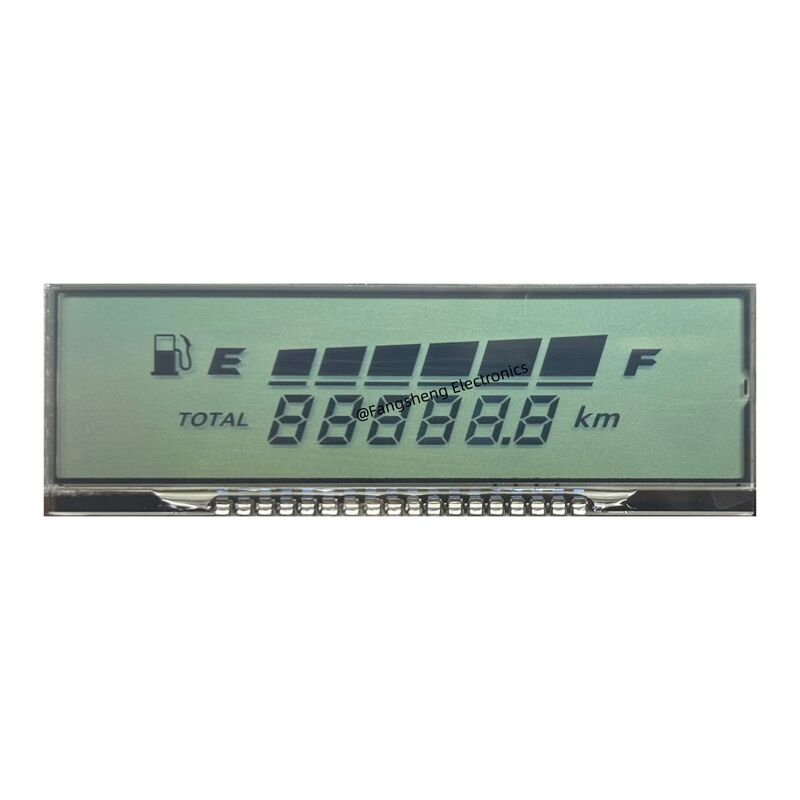 Monochrome LCD Segment Displays for Anti glare Instrument Screen 7 Segment LCD Displays for Motorcycles