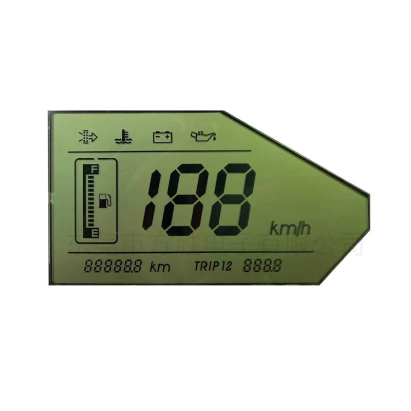 Custom 12 Digits HTN Blue Speedometer LCD Motorcycle Display Speedometer LCD Display Screen for Honda Yamaha