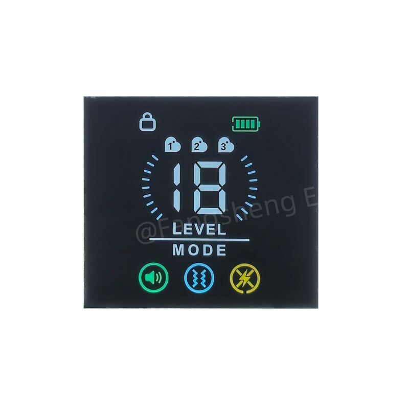 Custom VA Segment Code Liquid Crystal Display for Dog training equipment VA Negative Segment LCD Panel