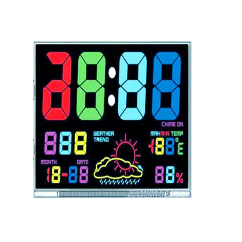 7 Segment VA LCD Display For Medical Equipment , Blood Glucose Meter Va Lcd Panel