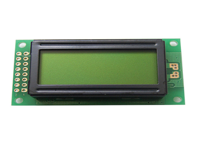 Yellow - Green 0802 Dot Matrix LCD Display Module COB Type Character 2 Lines