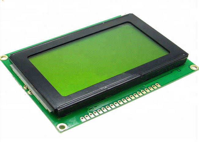 COB Yellow Green LCM Custom TFT Display 128 X 64 Resolution STN Blue Negative Type