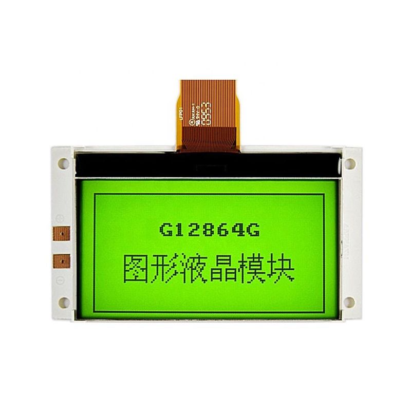 FPC Connector COG LCD Module FSTN 12864 Graphic Wide Temperature 128 * 64 Resolution