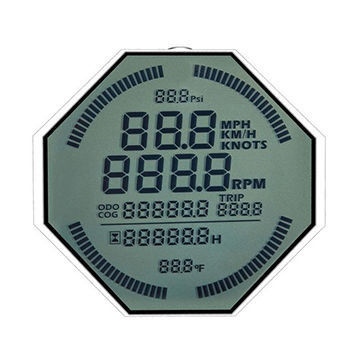 Round Transflective Lcd Display , Flexible Lcd Display For Instrumentation 