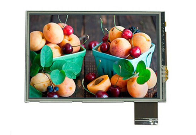 High Brightness Landscape TFT LCD Resistive Touchscreen With 16 / 18 / 24 Bit Rgb Interface