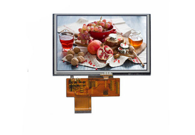5 Inch TFT Lcd Display 800 X 480 Resolution Capacitive Touchscreen For Industrial Equipment