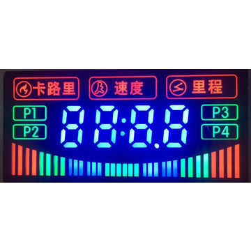 TN / HTN / STN / FSTN LCD Display Segment Monochrome Negative Mode Small Size