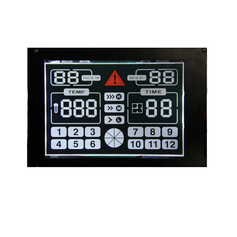 7 Segment LCD Display / Square LCD Module VA Negative LCD For Termostato Controller